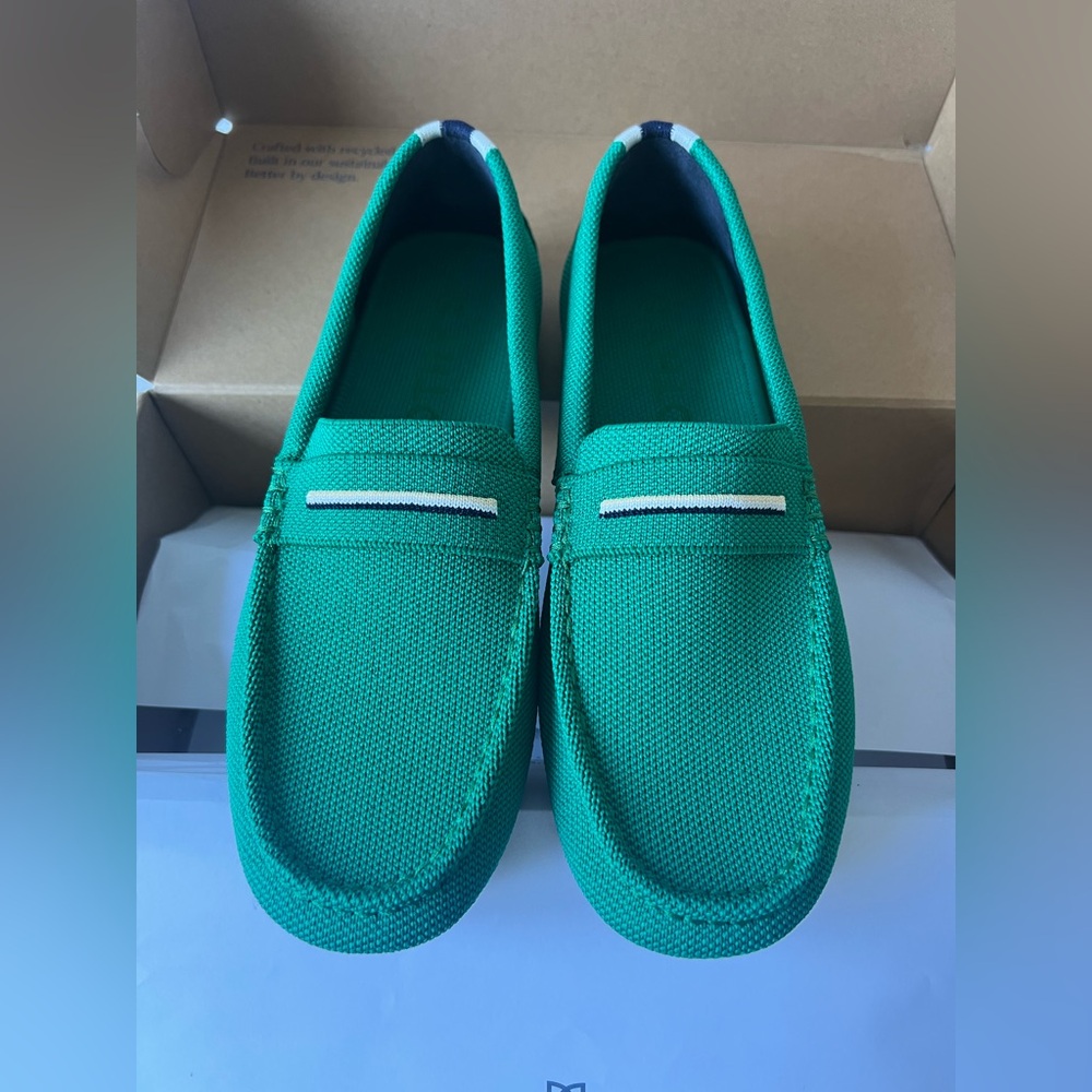 Women’s Rothy's The Driver Green Loafers, NEW in Box, Size 8